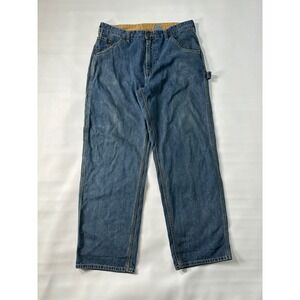 Timberland Mens Carpenter Jeans Size 36x32 Blue Denim Authentic (38 inch waist)